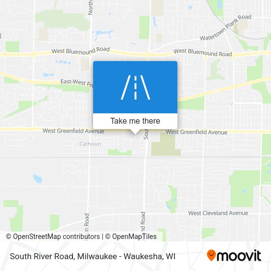 South River Road map
