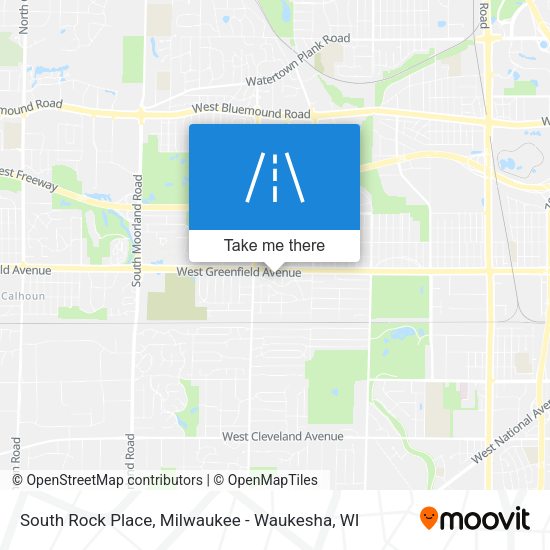 South Rock Place map