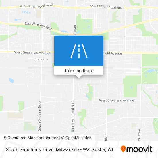 South Sanctuary Drive map