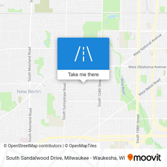 South Sandalwood Drive map