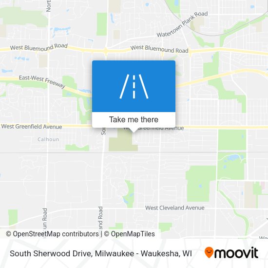 Mapa de South Sherwood Drive
