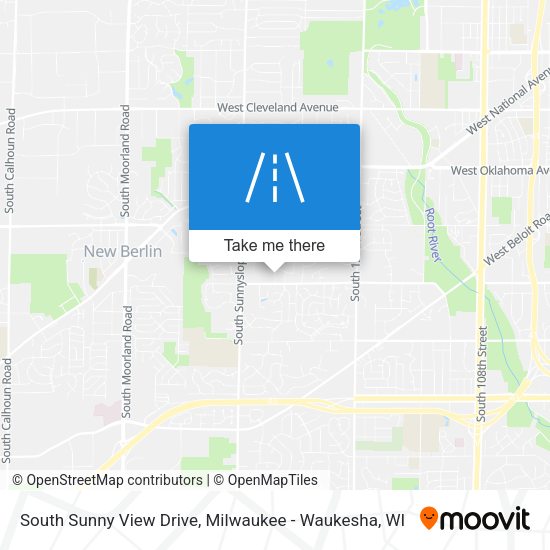 South Sunny View Drive map