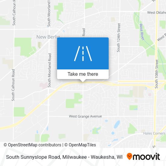 South Sunnyslope Road map