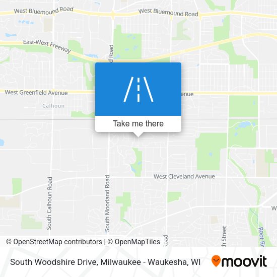 South Woodshire Drive map