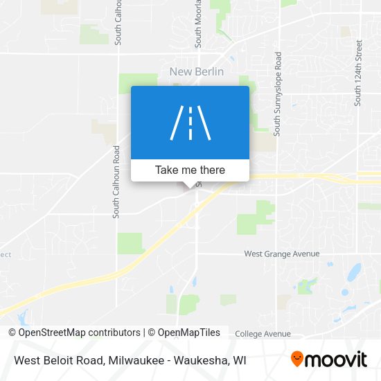 Mapa de West Beloit Road