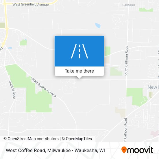 West Coffee Road map