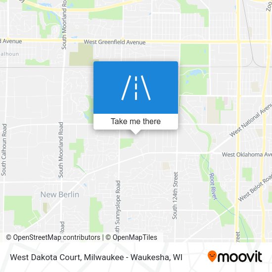 West Dakota Court map