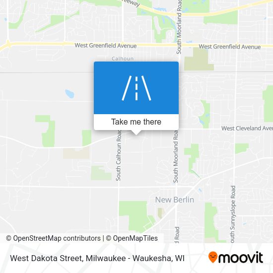West Dakota Street map
