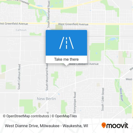 West Dianne Drive map
