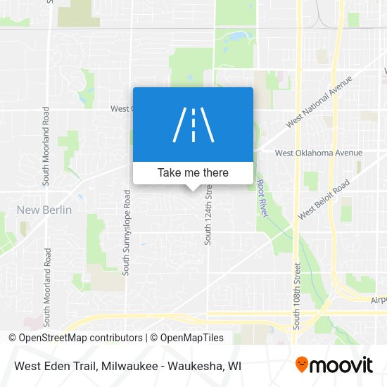Mapa de West Eden Trail