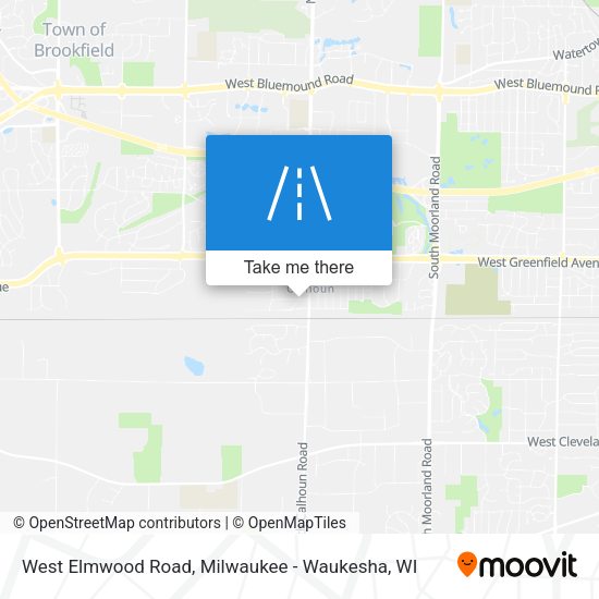 Mapa de West Elmwood Road