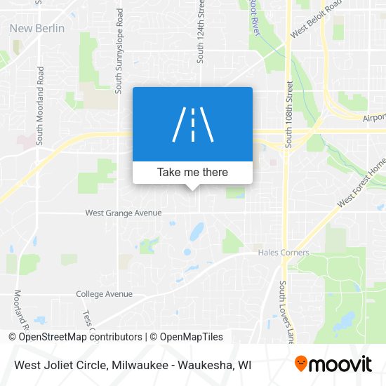 Mapa de West Joliet Circle