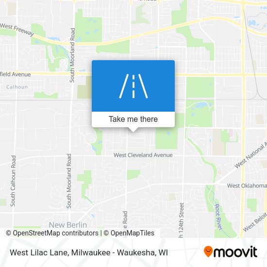 Mapa de West Lilac Lane