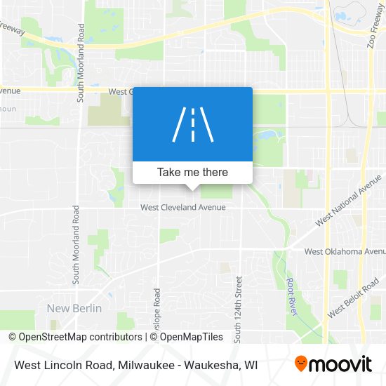 West Lincoln Road map