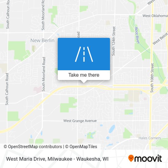 West Maria Drive map