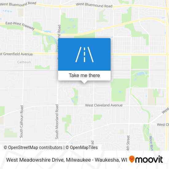 West Meadowshire Drive map