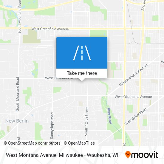 Mapa de West Montana Avenue
