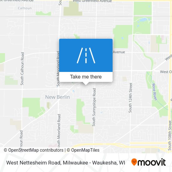 West Nettesheim Road map