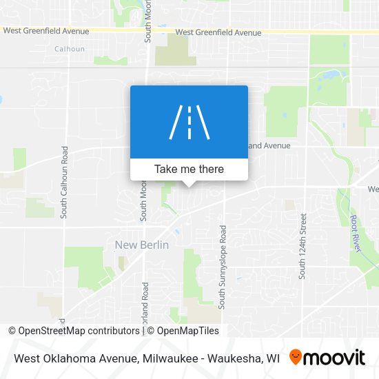 Mapa de West Oklahoma Avenue