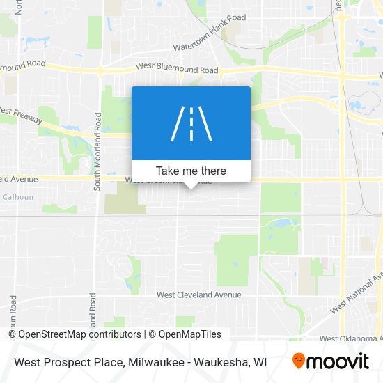 Mapa de West Prospect Place