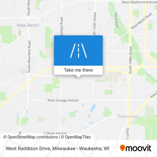Mapa de West Raddison Drive