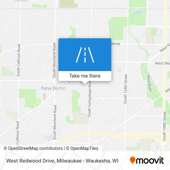 Mapa de West Redwood Drive