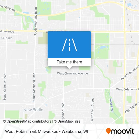 Mapa de West Robin Trail