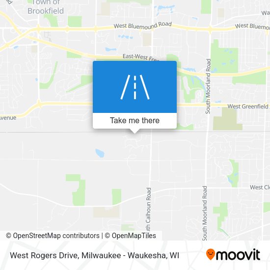 West Rogers Drive map