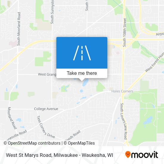 Mapa de West St Marys Road