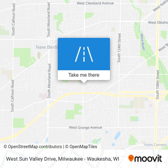 West Sun Valley Drive map