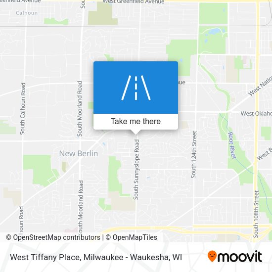 West Tiffany Place map