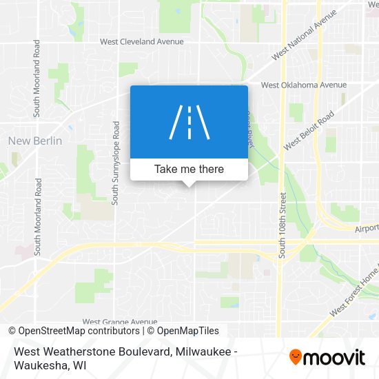 West Weatherstone Boulevard map