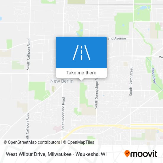 West Wilbur Drive map