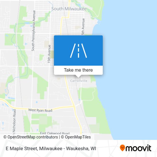 Mapa de E Maple Street