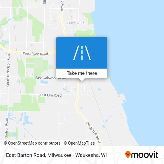 Mapa de East Barton Road