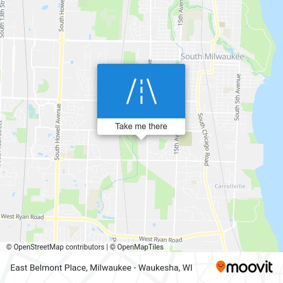 East Belmont Place map