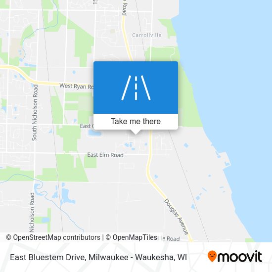 East Bluestem Drive map