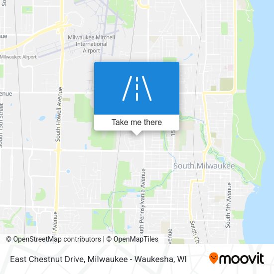 East Chestnut Drive map