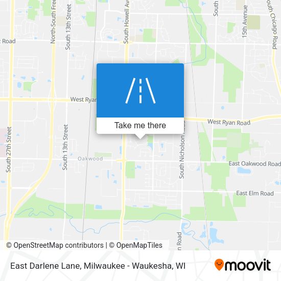 East Darlene Lane map