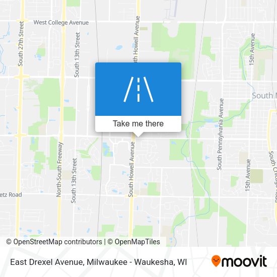 East Drexel Avenue map