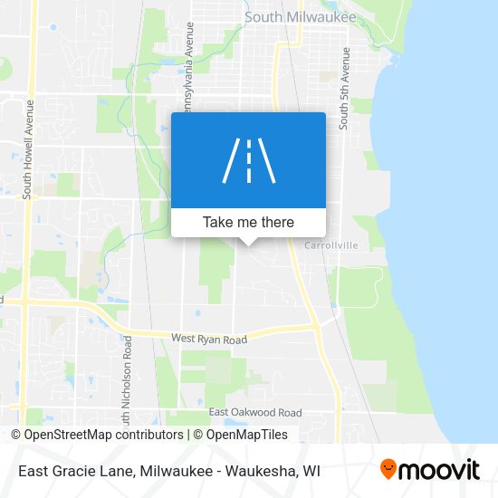 Mapa de East Gracie Lane