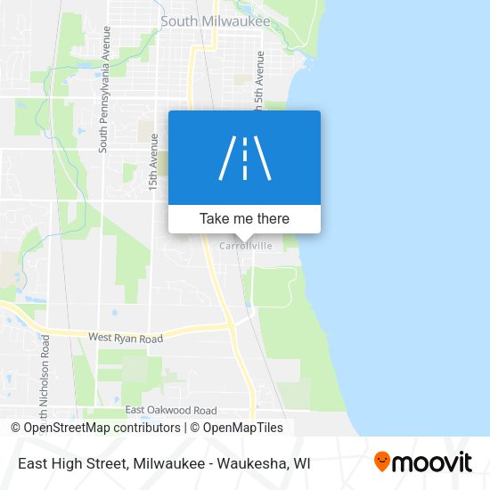 East High Street map