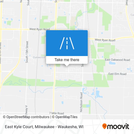 East Kyle Court map