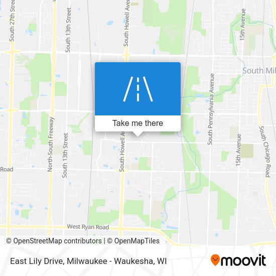 Mapa de East Lily Drive