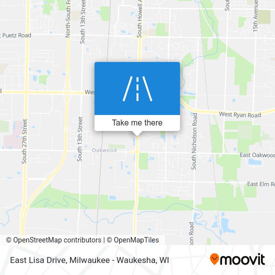 East Lisa Drive map