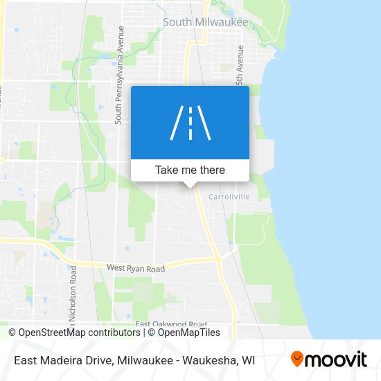 East Madeira Drive map