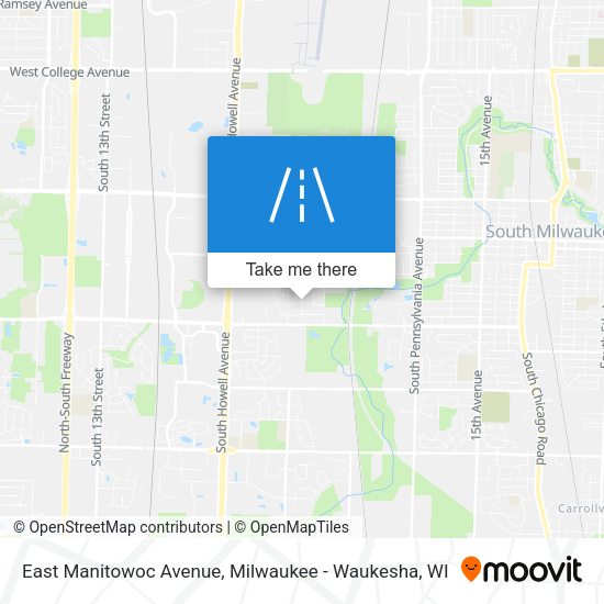 Mapa de East Manitowoc Avenue