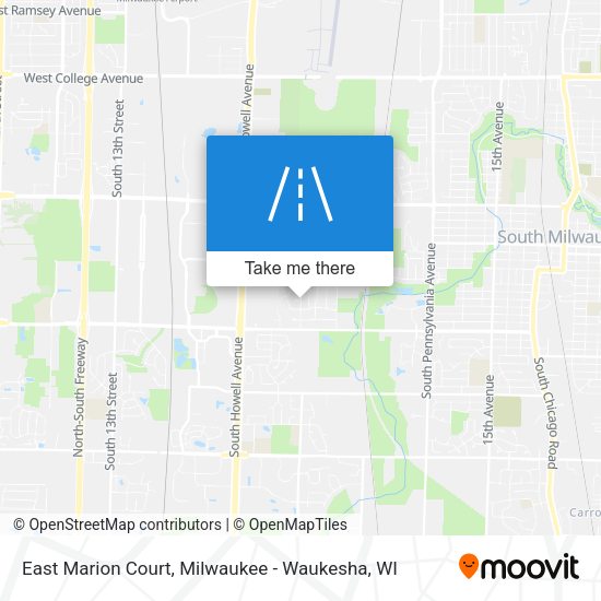 East Marion Court map