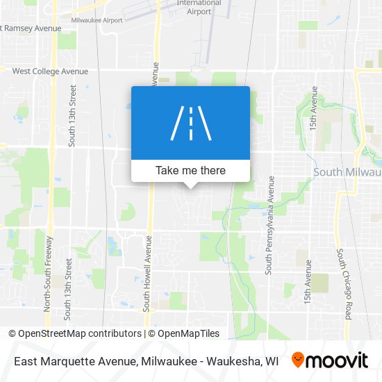 Mapa de East Marquette Avenue