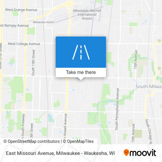 Mapa de East Missouri Avenue